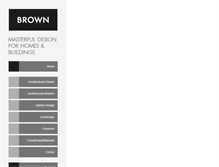 Tablet Screenshot of geoffreybrowndesign.com